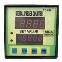 Black Digital Display Preset Counter