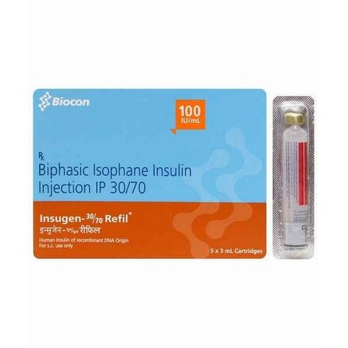 Insugen 30/70 100Iu Refil Cartridge Insulin