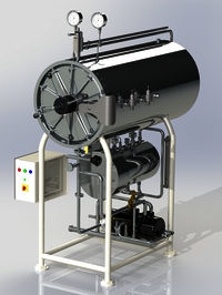 Manual Horizontal Cylindrical Autoclave