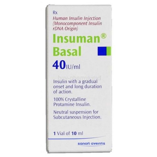 Insuman Basal 40IU/ml Injection