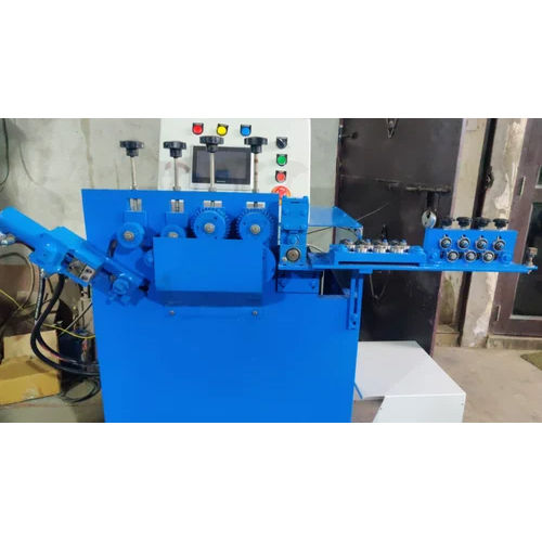 Blue Automatic Steel Wire Ring Making Machine