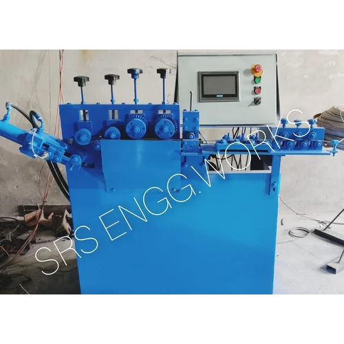 Blue Painted Steel Bar Cutting Machine