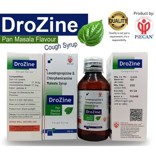 Drozine Cough Syrup 100Ml Keep In A Cool & Dry Place