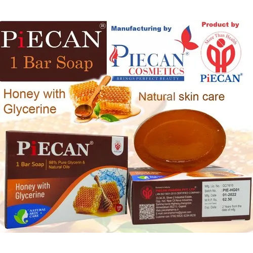 PIECAN SOAP HONEY WITH GLYCERINE