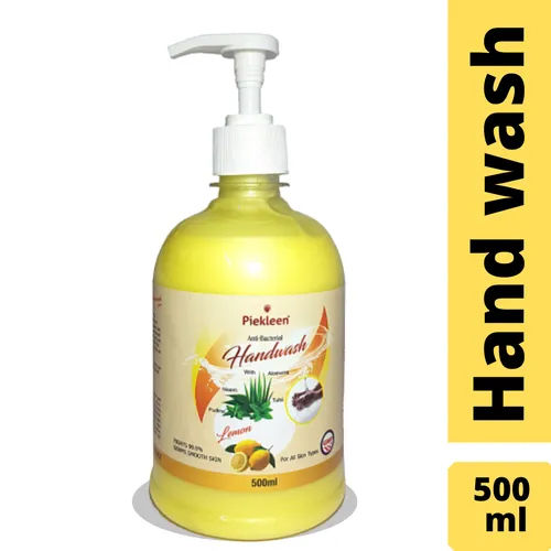 Herbal Anti Bacterial Lemon Hand Wash Size: 500Ml And 250Ml