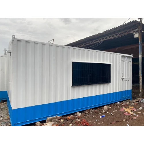 White Prefabricated Office Cabin