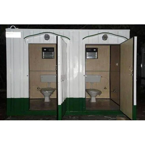 White Portable Toilet Cabin