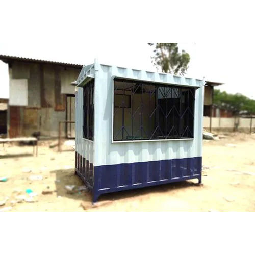 White 8 X 5 Feet Portable Toll Booth Cabin