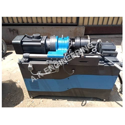 TMT Bar Threading Machine - Heavy-Duty Steel Frame, Efficient Threading Mechanism for Enhanced Durability and Precision
