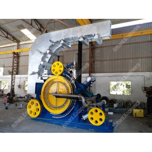 Horizontal Continuous Casting Machine - Industrial-Grade Metal Casting Blue Color Automatic Electric Operation Warranty Included