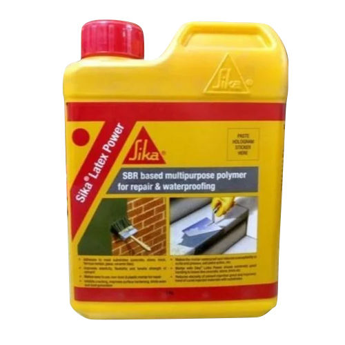 Yellow Sika Latex Power Multi Purpose Polymer For Waterproofing And Repair