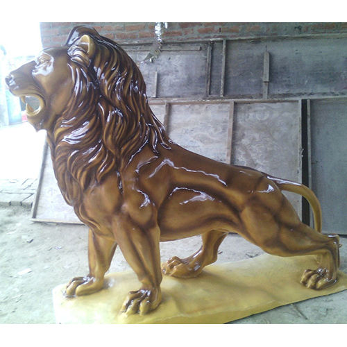 Fiber Lion Statue