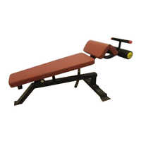 Abdominal Board - Adjustable For Effective Weight Loss | Commercial Use, Brown Color, Manual Operation, Strength Gain