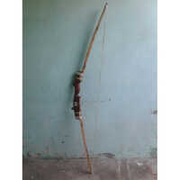 Bamboo Bow - 40 Inches Long, Light Brown Color | Sports Application and Lightweight Design (1 - 1.5 Kg)