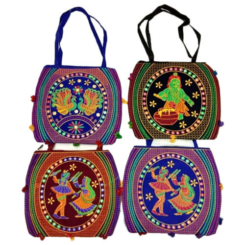 Different Available Heavy Embroidery Handbag