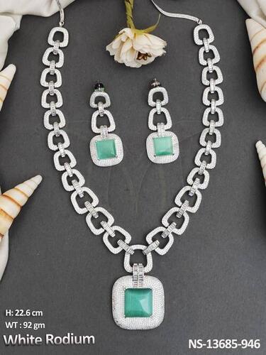 american diamond necklace set