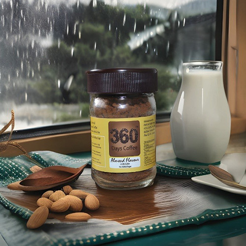 Almond Flavor Coffee Jar