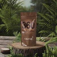 Instant Coffee Pouch - First Class Coffee Bean Powder | Free of Additives, Preservatives, Natural Aroma, Rich in Antioxidants, Moisture-Free