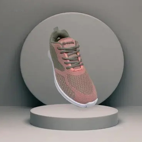 405 Ladies Pink and Grey Color Shoes
