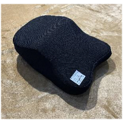 Black 3 In 1 Head Rest Cushion Cov