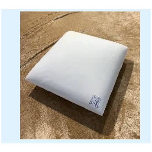 White Cushion Medium Cov