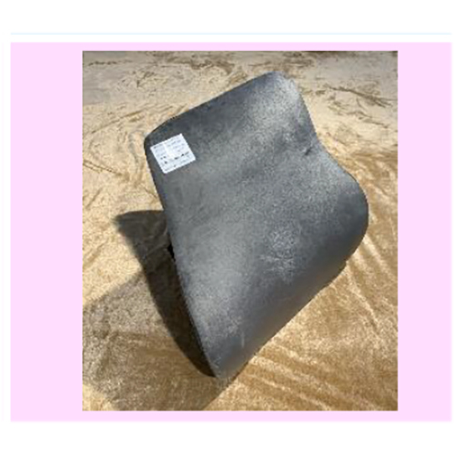 Black Long Backrest Memory Foam Cov