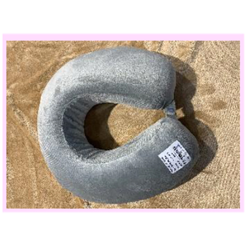 Gray Neck Pillow Cov
