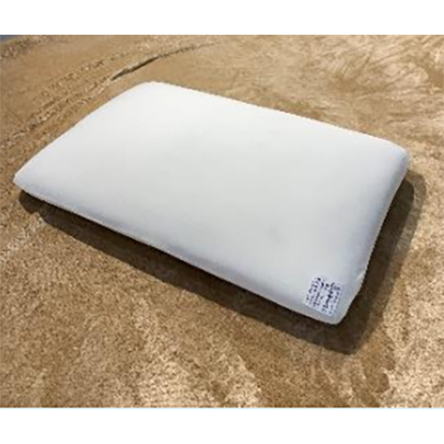 Thin Pillow Cover - 24x15x5 Inches | Soft White Fabric, Rectangular Shape