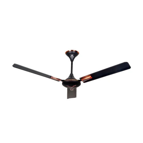 Black Electrical Ceiling Fan - No. Of Blades: 3