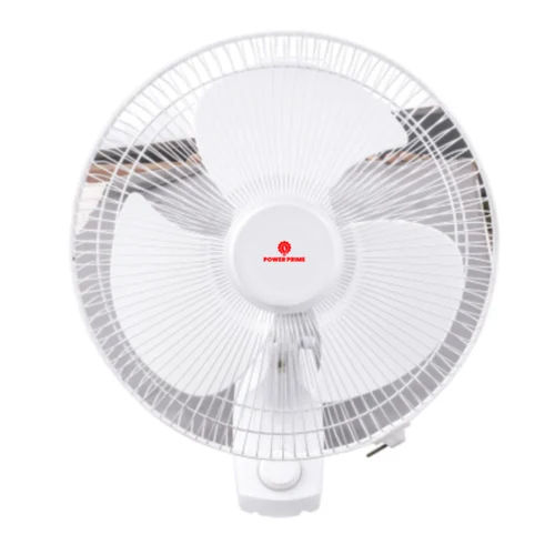 White 12 Inch Electric Wall Mount Fan