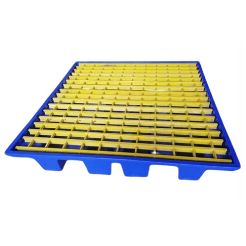 Sintex Spillage Plastic Pallets - Color: Blue