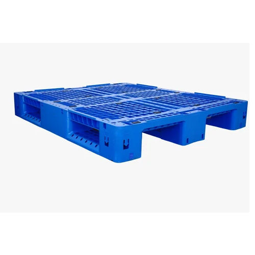 Injection Molded Plastic Pallet 1200 X1000 X 160 Mm - Color: Blue