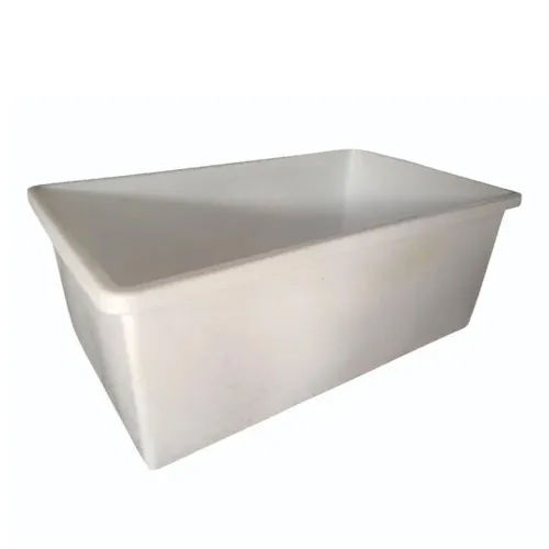 White Plastic Processing Crate