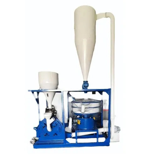 Pvc Pulverizer Machine - Color: White & Blue