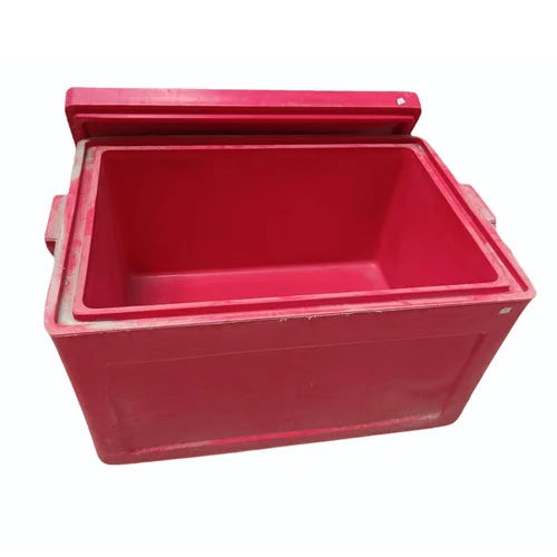 SEAPLAST Red Blue Biege Puf Insulated Plastic Ice Box, Capacity