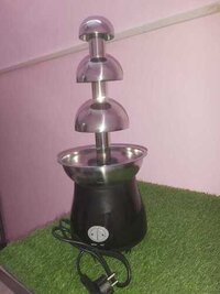Stainless Steel Electric Chocolate Fountain Machine 3 Steps