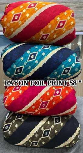 RAYON FOIL PRINT ...