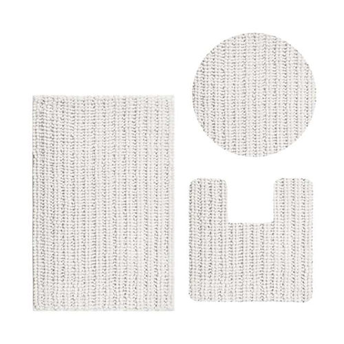 Breeden-vkv-17 Micro Chenille Ultra Soft Non Slip Bathroom Rug Set Of 3 Back Material: Hot Melt Adhesive