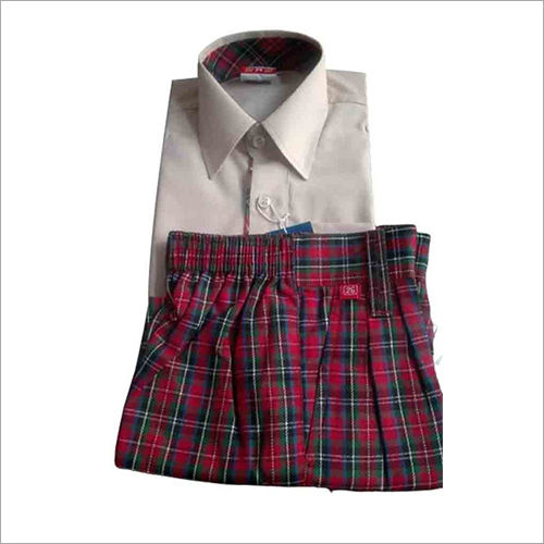 Half Sleeves Shirt And Shorts For Students