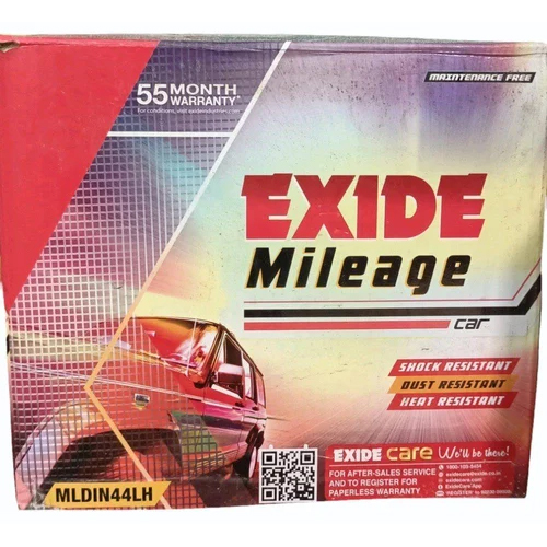 Exide MLDIN44LH Mileage Car Battery