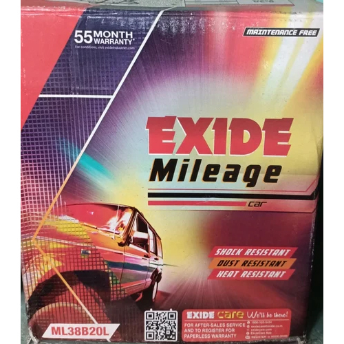 Exide ML38B20L Mileage Car Battery
