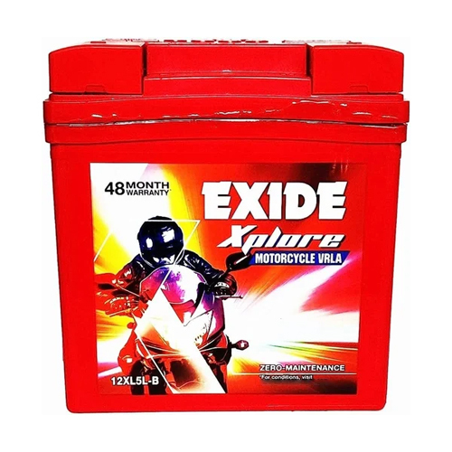 Exide 12XL5L B VRLA Bike Battery