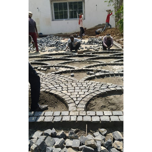 Granite Cobble Stone Fixing Services