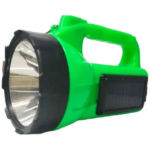 Green Solar Torch With Inbuilt Solar Panel-Elena