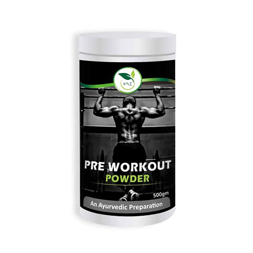 Pre-Workout Gym Powder - 500 gm | Natural Ingredients, Energy Boost, Easy Mixing with Water or Milk, Store in a Dry Place