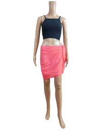 Full Beach Wrap - Chiffon, 100x140 Cm | Quick Dry, Long Sleeve, Oem Welcome, Custom Designs Available For Adults