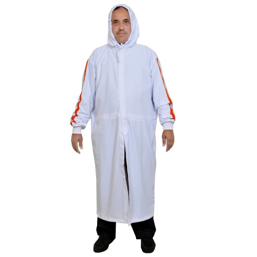 Polyester Overgown With Cap