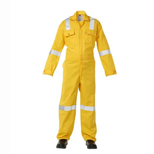 100% Cotton Treated Fire Retardant Boiler Suit Age Group: Adult