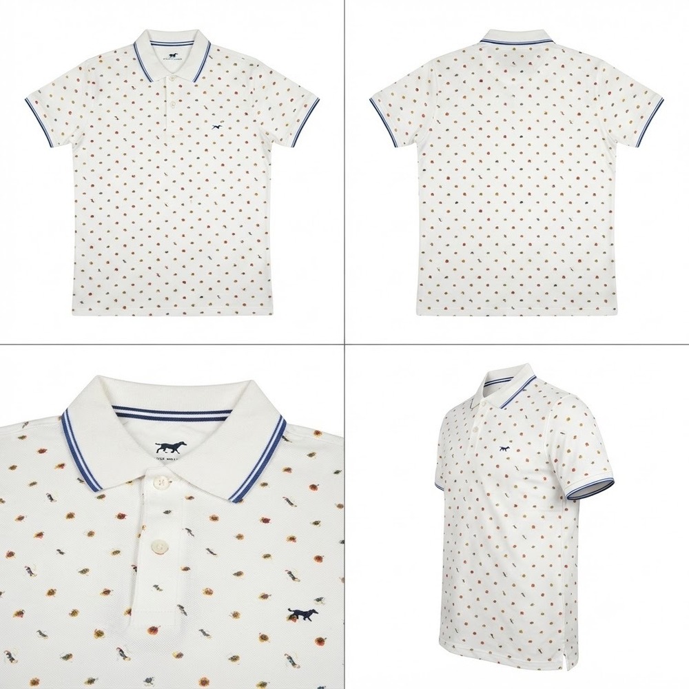 mens  white polo T.shirt