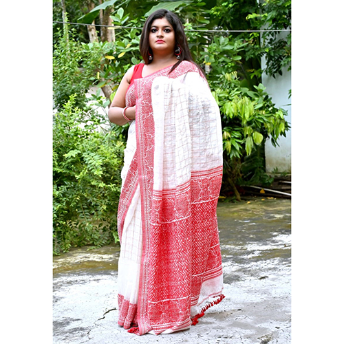 Pure Matka Muslin Saree